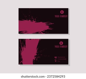 Set of Black and red Design Templates for Brochures, Flyers, Mobile Technologies and Online Services, Typographic Emblems, Logo, Banners and Infographic