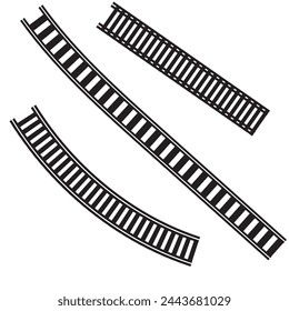 A set of black round arrows .Vector Icon Web Site Graphic. Recycle icon eps 10	