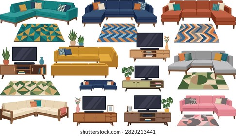 A set of black silhouette vector icons featuring various reptile terrariums, wooden vivariums, and small pet habitats with branches and interior decor. Ideal for pet shop graphics, herpetology supplies catalogs, animal housing guides, and web design.