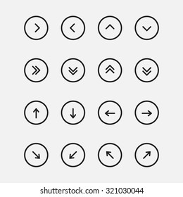 set of black universal arrows