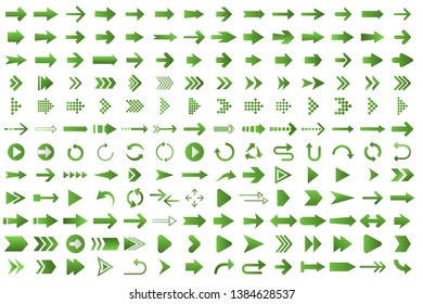 Set of black vector arrows. Arrow icon. Arrow vector icon. Arrow. Arrows vector collection
