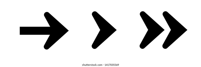 Set of black vector arrows. Arrow icon. Arrow vector icon. Arrow. Arrows vector collection
