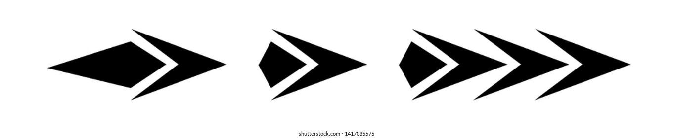 Set of black vector arrows. Arrow icon. Arrow vector icon. Arrow. Arrows vector collection