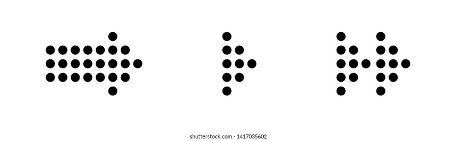 Set of black vector arrows. Arrow icon. Arrow vector icon. Arrow. Arrows vector collection