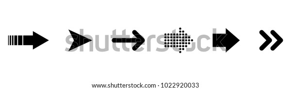 黒いベクター画像矢印のセット 矢印アイコン 矢印のベクター画像アイコン 矢印のベクター画像コレクション のベクター画像素材 ロイヤリティフリー