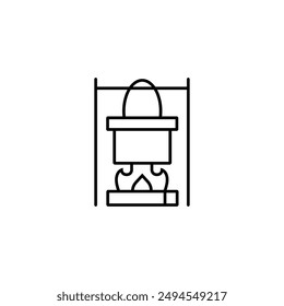 Set of black vector icons, isolated on white background,