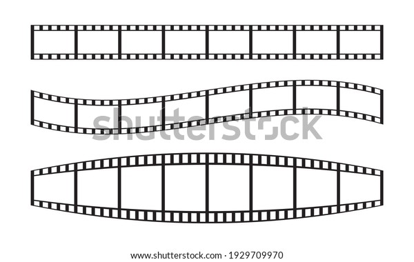a set of black and white
camera roll illustrations for backgrounds or templates. color can
be edited