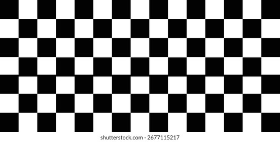 Conjunto de fondo de patrón de damas en blanco y negro,
