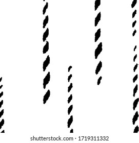 A set of black and white equal and proportional shapes, forming a structure, a texture. Illustration for packaging, cover, designer bags, clothes, Wallpaper