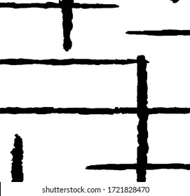 A set of black and white equal and proportional shapes, forming a structure, a texture. Illustration for packaging, cover, designer bags, clothes, Wallpaper