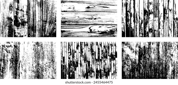 Set of Black and white grunge. Distress overlay texture. Surface dust and rough dirty wall background concept. Distress illustration simply place over object to create grunge effect. Vector EPS10.