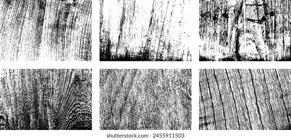 Set of Black and white grunge. Distress overlay texture. Surface dust and rough dirty wall background concept. Distress illustration simply place over object to create grunge effect. Vector EPS10.