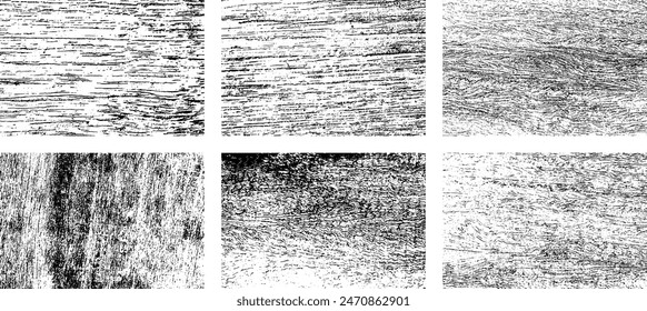 Set of Black and white grunge. Distress overlay texture. Surface dust and rough dirty wall background concept. Distress illustration simply place over object to create grunge effect. Vector EPS10.
