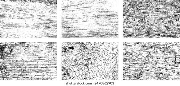 Set of Black and white grunge. Distress overlay texture. Surface dust and rough dirty wall background concept. Distress illustration simply place over object to create grunge effect. Vector EPS10.
