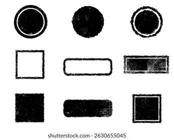 Set of Black and white grunge. Distress overlay texture. Surface dust and rough dirty wall background concept. Distress illustration simply place over object to create grunge effect. Vector EPS10.
