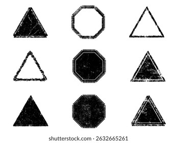 Set of Black and white grunge. Distress overlay texture. Surface dust and rough dirty wall background concept. Distress illustration simply place over object to create grunge effect. Vector EPS10.