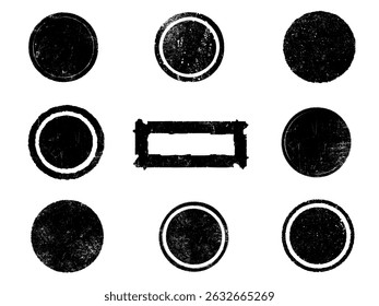 Set of Black and white grunge. Distress overlay texture. Surface dust and rough dirty wall background concept. Distress illustration simply place over object to create grunge effect. Vector EPS10.