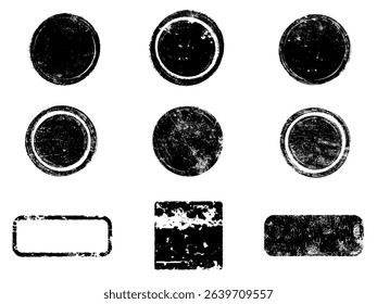 Set of Black and white grunge. Distress overlay texture. Surface dust and rough dirty wall background concept. Distress illustration simply place over object to create grunge effect. Vector EPS10.