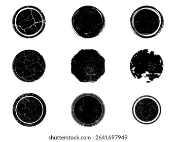 Set of Black and white grunge. Distress overlay texture. Surface dust and rough dirty wall background concept. Distress illustration simply place over object to create grunge effect. Vector EPS10.
