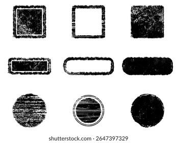 Ensemble de Grunge noir et blanc. Texture de recouvrement de détresse. Poussière de surface et arrière-plan mural brut sale concept. Illustration de détresse simplement placer sur l'objet pour créer un effet grunge. Image vectorielle EPS10.