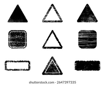Ensemble de Grunge noir et blanc. Texture de recouvrement de détresse. Poussière de surface et arrière-plan mural brut sale concept. Illustration de détresse simplement placer sur l'objet pour créer un effet grunge. Image vectorielle EPS10.