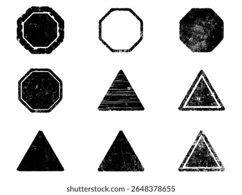 Set of Black and white grunge. Distress overlay texture. Surface dust and rough dirty wall background concept. Distress illustration simply place over object to create grunge effect. Vector EPS10.