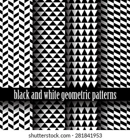 Schwarz-Weiß-Satz nahtloser geometrischer Muster
