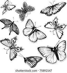 62,232 Butterfly outline Images, Stock Photos & Vectors | Shutterstock