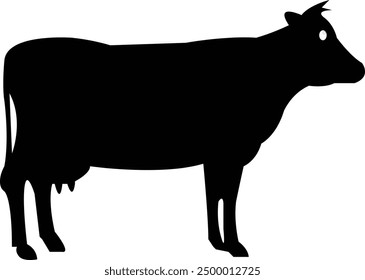 Set of black-and-white cartoon animals and bird creatures. Vector illustration isolated on white background with transparent background