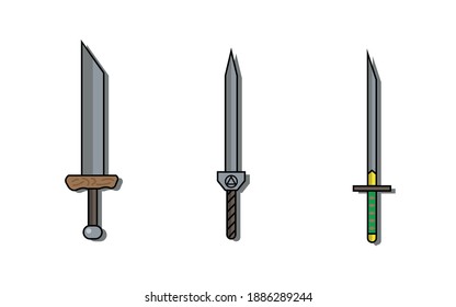 Un conjunto de cuchillas para el diseño de juegos.