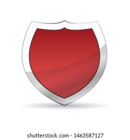 Set of blank Badges and labels