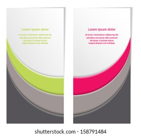 Set of Blank Brochure Template |  Vector eps10