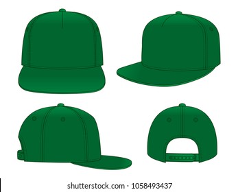 green ball cap