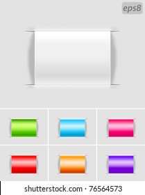 set of blank labels