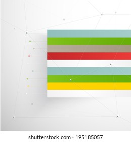 Set of blank rectangle labels with acute corners