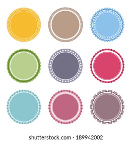 Set Vintage Labels Stock Vector (Royalty Free) 151987271 | Shutterstock