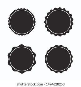 Set of blank stamps. Great for banners, badges, etc - Shutterstock ID 1494628253