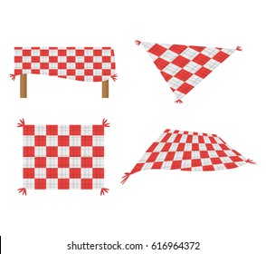 set blanket picnic tablecloth image