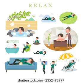 A set of blazer schoolboy about relaxing.It's vector art so easy to edit.