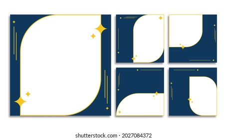 Set of blink dream poster template. Perfect to cosmetic, fashion, etc.