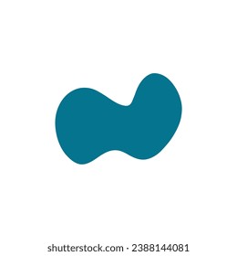 conjunto de fondo de ornamento abstracto de blob creativo