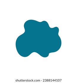 conjunto de fondo de ornamento abstracto de blob moderno