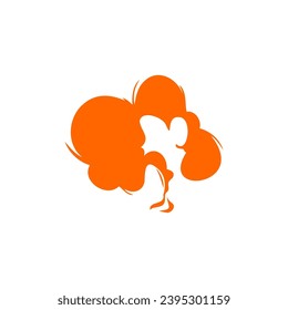 conjunto de elementos blob colección azul