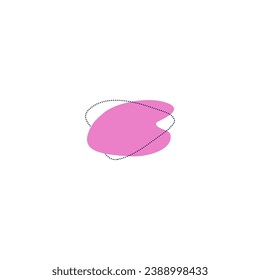 set of blob elements set vector abstract