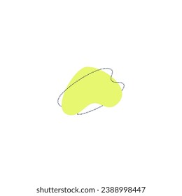 set of blob elements set vector modern