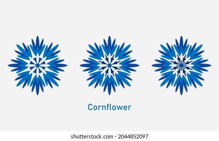 Flor de maíz azul, flores azules, diferentes opciones de dibujo, dibujo a mano, flores caídas, semillas, flores silvestres, tienda de flores.