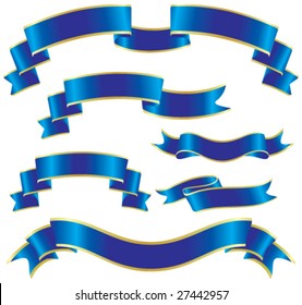 112,280 Blue and gold ribbon Images, Stock Photos & Vectors | Shutterstock