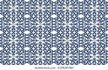 conjunto de patrones de impresión sin soldadura azul, diseño de patrón de tablero de ajedrez de gradiente cuadrado para impresión de tela o fondo de fondo vintage o retro	
