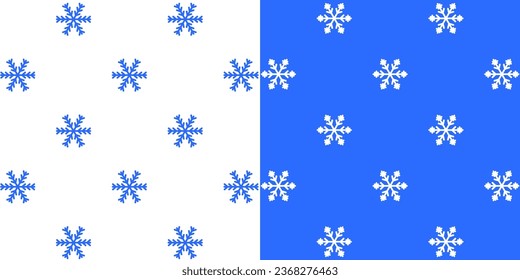 Juego de copos de nieve azules. 3d juego de iconos realistas, Navidad, decoraciones de Año Nuevo para promociones y publicidad