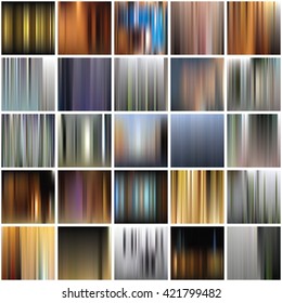 Set of the blurred vertical abstract backgrounds